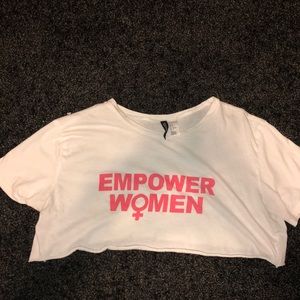 “Empower Women” Extreme Crop Top